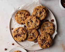 Sourdough Toffee chocolate chip and pecan Cookie