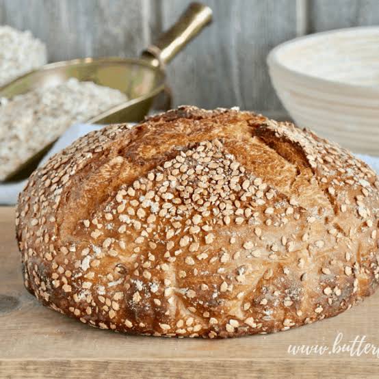 Honey Oat Sourdough Loaf